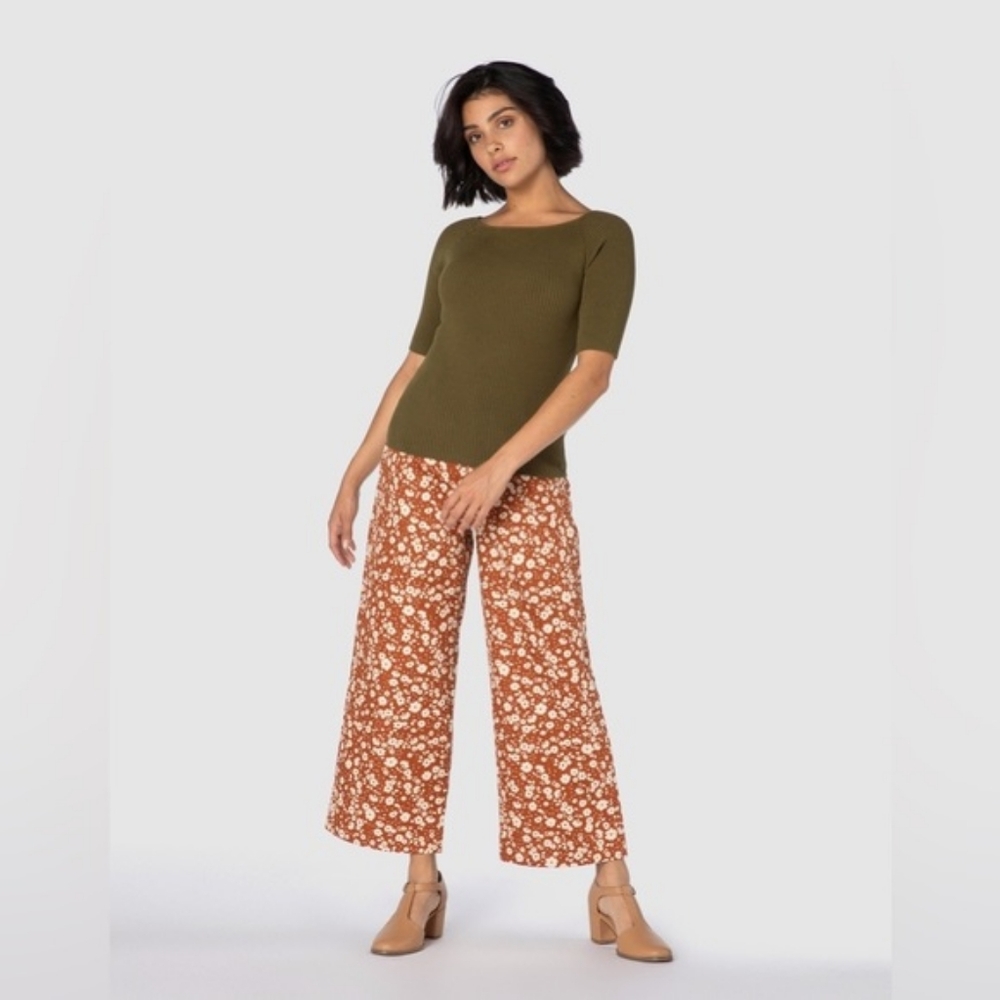 GUC "Clementine Drill" Princess Highway floral jeans